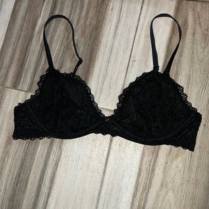 Victoria’s Secret black lace bralette size small